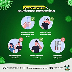 Como prevenir o contágio do coronavírus
